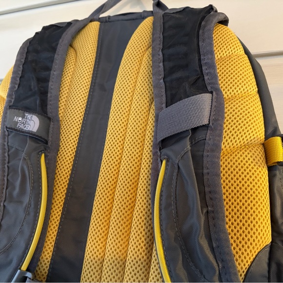 The North Face Borealis Black and Yellow Backpack - Picture 6 of 9